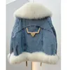 Women's Fur Faux 2023 Winter European American Street Fashion Real Collar Loose Coat for Women Elegant Outerwear Goose Down Jacket 231120