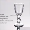 Verres à vin Creative gravé petits verres plomb-verre à vin mini tasses maison bar fête verres 8-20 ml cadeaux transparent goutte livrer Dhmdp