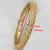 Bangle Dubai Bangles para mulheres menina strass jóias 14k banhado a ouro África luxo saudita árabe pulseiras habesha indiano noiva presente 231120