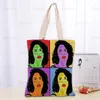 Borse da sera Borsa tote Selena Quintanilla personalizzata Shopping pieghevole Riutilizzabile Eco Large Unisex Tessuto a spalla in tela 0409