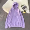 Kadın Hoodies Bahar Sonbahar Kadın Hoody Yumuşak Renk Unisex Giyim Harajuku Kore tarzı Sweatshirtler Gevşek Kadın