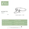 Bangle WOSTU 100% 925 argent Sterling coeur clé chaîne de sécurité Bracelets rose breloque en Zircon bracelet pour femmes argent 925 bijoux CQB143 231118