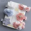 Hair Clips Barrettes Cloth Hair Clips For Kids Ballet Dancer Stars Flower Bunny Girls Hairpins Bows Barrettes Girls Hair AccessoriesL231120