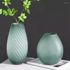 Vase Light Luxury High-End Large Vase Floar Living Room Afrignsion Grade Sense Dining Table Glass Decoration