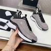 Luxury design Bowling Shoes Channel 2023 fashionable men and women Leather Canvas Letter Logo Casual outdoor Sports running Shoes 012-04