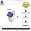 Bröllopsringar Orsa Jewels skapade Tanzanite Finger Rings for Women 925 Sterling Silver Elegant Engagement Wedding Band Ring Jewelry LZR10 231118