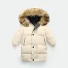 Giacche Moda invernale Bambini Piumini Spessi Adolescenti Cappotti Parka caldi Abbigliamento per bambini Per 3-10 anni Ragazzo Ragazza Grande collo di pelliccia Capispalla 231120