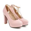 Dress Shoes Women High Heel Platform Pumps Woman Heels Party Wedding Kitten Plus Size 32 33 - 40 41 42 431