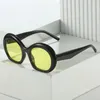 Lunettes de soleil de forme ovale pour fille, plus antidérapantes, non pour tenue de fête à la mode assortie