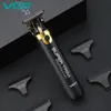 Clippers Trimmers VGR Hair Trimmer T9 Mens Electric Hair Clipper Professional Hair Cutting Machine T9 Metal Shell Barber Trimmer for Men V-082 230419