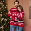 Women's Sweaters Family Christmas Sweater Winter Women Men Couples Matching Clothes Soft Warm Knitwear Jacquard Print Pullover Top Xmas Look 231118