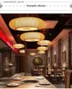 Plafonniers Lampes suspendues en bambou pour salon Style chinois suspendu couverture de lumière chambre lampes suspendues cuisine décor à la maison Q231120