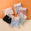 Dames slipje 6pcs dames zomer nieuwe ultra dun ondergoed ademende traceless ijs zijden slipje vrouwelijk kant sexy midden taille naadloze slip 230420