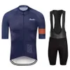 Ensembles de maillots de cyclisme Raudax Ensemble de cyclisme Homme Maillot de cyclisme à manches courtes Kit de vêtements de cyclisme VTT Vêtements de vélo Triathlon Maillot Ciclismo 230420