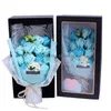 Autres fournitures de fête festives Fournitures de fête festives créatives Savon artificiel parfumé Fleur Rose Bouquet Coffret cadeau Fleurs de simulation V Dhhqt