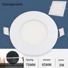 Ceiling Lights 4PCS 3W-15W Ultra-thin Round LED Light Recessed Kitchen Bathroom Lamp AC85-265V Down Warm White/Cool White