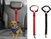 Housses de siège de voiture pour chien, pratique, sangle de harnais pour chat, poussette, Clip de voyage, laisse, ceinture de sécurité pour animaux de compagnie réglable329q9172514