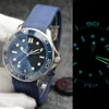 Projektant luksusowy męski zegarek okrągły 42 mm czarny pierścień ceramiczny ze stali nierdzewnej 904L Sapphire Waterproof Automatyczne zegarek mechaniczny Montre de Luxe