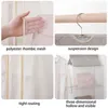 Storage Bags Foldable Hanging Bag Organizer Folding Shelf Purse Handbag Hanger Wardrobe Space Saving Closet