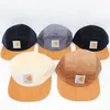 Bonnet en velours côtelé de couleur contrastée pour femmes, casquette de styliste décontractée, réglable, Vintage, Steetwear unisexe