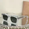 Sonnenbrille für Damen, handgefertigt, klobige Planke, Retro-Quadratbox, JAC MAR KAINE, Saccoche-Designer-Sonnenbrille, Herren, dicke Retro-Brillenfassung, Originalverpackung