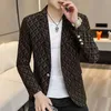 Mens Suits Luxury Clothing Coat Men Blazers Jackor Letter Printing Jacquard Coats Fashion G Varumärkesspårar