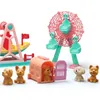 Doll House Accessories Guojiajia Simulation Amusement Park Children s Pet Mini Toy Set 231120