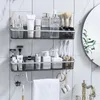 Mensole da bagno YOREDE Scaffale con ganci Scaffale a triangolo angolare a parete Organizer per la casa Accessori da cucina 230419