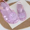 Sandali Nuovi bambini Melissa Shell Sandali Moda Neonate Glitter Pearl Jelly Scarpe da spiaggia Bambini Candy Color Jelly Shoes HMI093 230420