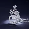 Подвесные ожерелья RJ Ювелирные украшения двенадцать китайских зодиака -драконов личность мужского стиля для женщин Пара подвески
