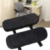 Oreiller 2pcs chaise de bureau couvre-bras polyester amovible noir coudières coussinet accoudoir en mousse à mémoire de forme