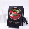 Decorative Flowers & Wreaths Creative Gift Box Packaging Soap Rose Bouquet Decorative Flowers Wedding Favors Birthday Party Christmas Dhdyl