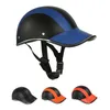 Cykelhjälmar Cykelhjälmstil Säkerhetshjälmar Urban Cute Leather ABS Sport och utomhus Black Buckle Cap Hat MTB Road Cycling P230419