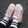 Sneakers lente kinderen meisje roze schoenen herfst gaas ademende kinderen sneakers voor 5-18 jaar jongen lichtgewicht hardloopschoen lopen zacht 230419