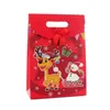 Emballage cadeau Emballage cadeau de Noël Enfants avec boîte Décoration d'arc pour la maison Modèle de Père Noël Sac en papier de bonbons Drop Livraison Home Garden Fest Dhwv3