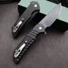 Top Quality Mordax Flipper Tactical Folding Knife CPM-20CV Black Blade CNC Aviation Aluminum Handle Outdoor EDC Pocket Folder Knives