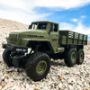 ElectricRC Car 1/16 Camion militare RC ad alta velocità 24G Telecomando a sei ruote Modello di veicolo da arrampicata fuoristrada Giocattolo per bambini Regalo di compleanno 230419