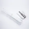 CSYC NC020 Rökningsvattenrör 7,9 tum OD 38mm Pro Vertikal förångare Munnstycke Stam Glasbubbler med 14mm 19mm G2 Quartz Ceramic Nail Dab Rig