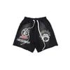 Shorts pour hommes Hellstar Studios Sounds Like Heaven Tee Retro Women 1 1 Top Quality Vintage Drawstring Short 230420