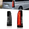 Pełne tylne światło LED dla Toyota Hiace 20 19-2022 Upgrade Taillights Streamer Turn Signal Light