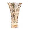 Vases Dry Grass Interior Flower Vase Glass Modern Decorative Nordic Luxury Maceteros Home Decoration YX50VS