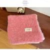 Lenços à prova de frio cor contraste cachecol moda longo outono inverno pescoço proteção colar engrossar quente pashmina xales envoltórios