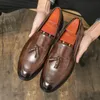Loafers voor heren klassieke casual rijden mocasin mode mannelijk comfortabele herfst lederen mannen luie kwastje jurk schoenen 230518 7275