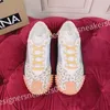 2023 Nieuwe top luxe heren Designer schoenen vrouwen lederen high-top sneakers low-top platform trainers zwarte witte outdoor casual schoenen