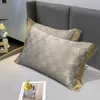 Café en or argent jacquard literie de luxe queen king libeuille de lit de lit de lit en soie coton en dentelle de lit de lit