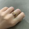 Ringar smycken T S925 Body Sterling Silver Ring Fashion Versatile Personalized Men's Women's Q20i