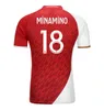 2023 2024 AS Monaco Nero Away BEN YEDDER maglie da calcio MINAMINO BOADU GOLOVIN 23 24 maillot de foot BALOGUN EMBOLO Flocage Uomo Bambini FOFANA Maglia da calcio AKLIOUCHE