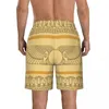 Shorts masculinos Mens Swimwear Nadar Tronco Curto Lótus Egípcio Beach Board Natação Surfing