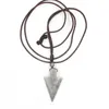 Reiki – collier en pierres naturelles pour femmes, pendentif en cristal de guérison pointu en pointe de flèche, bijoux Hip Hop à la mode, cadeau de noël