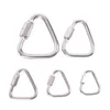 5 PCSCarabiners Triangle Mousqueton En Acier Inoxydable Porte-clés Snap Clip Crochet Boucle Vis Serrure 2022 Les Plus Populaires Cadeaux De Nouvel An P230420